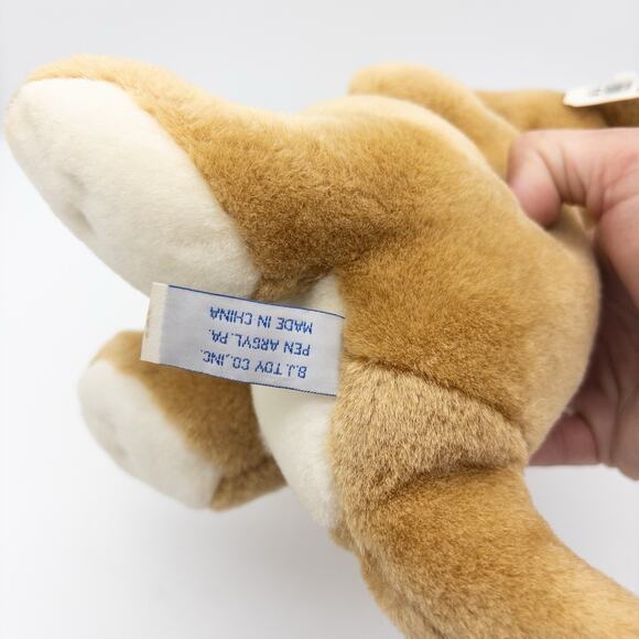 BJ Toy Company, Inc. Plush 10.5" Kangaroo with Baby Joey in Pouch - Picture 8 of 9